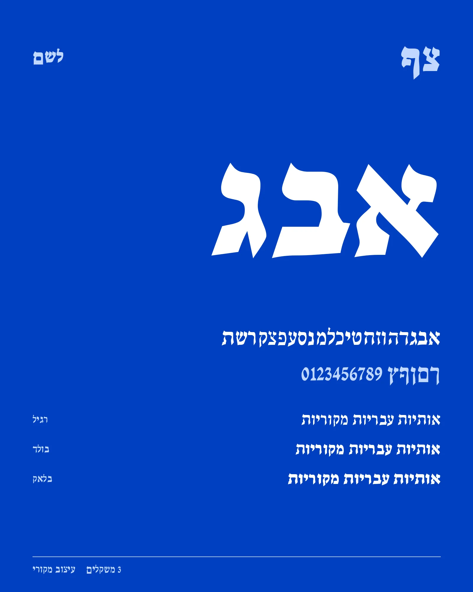 פוסטר דוגמה של צף